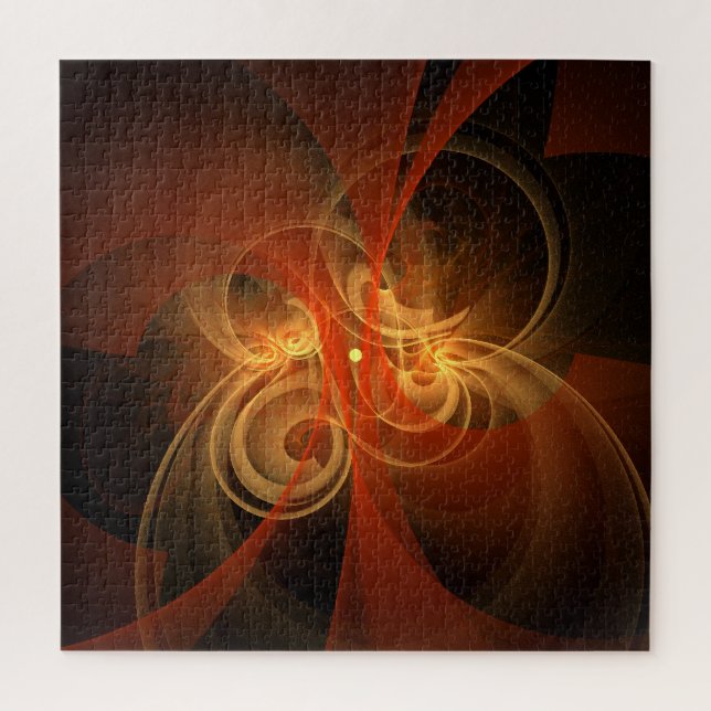 Morning Magic Abstract Art Jigsaw Puzzle (Vertical)