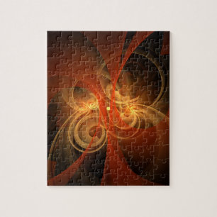 Morning Magic Abstract Art Jigsaw Puzzle