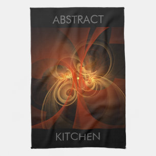 Morning Magic Abstract Art Kitchen Towel