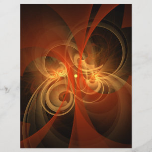 Morning Magic Abstract Art Letterhead