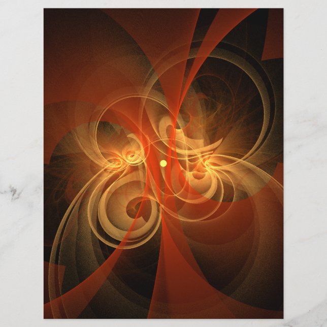 Morning Magic Abstract Art Letterhead (Front)