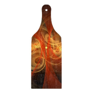 Morning Magic Abstract Art Paddle Cutting Board