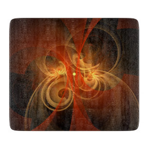 Morning Magic Modern Abstract Light Energy Art Cutting Board