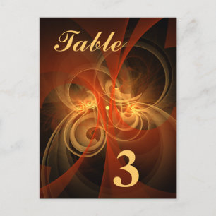 Morning Magic Table Number Postcard