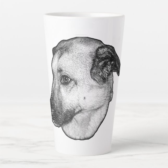 Morning Manga, Dog Latte Mug (Front)