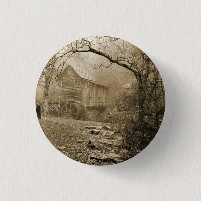 Morning Mist 3 Cm Round Badge (Front)