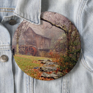 Morning Mist 6 Cm Round Badge