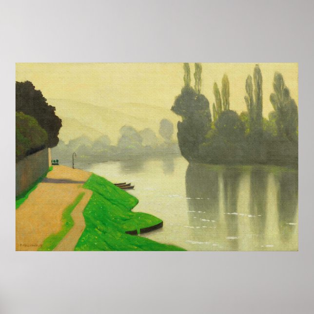 Morning Mist at Andelys - Felix Vallotton Poster (Front)