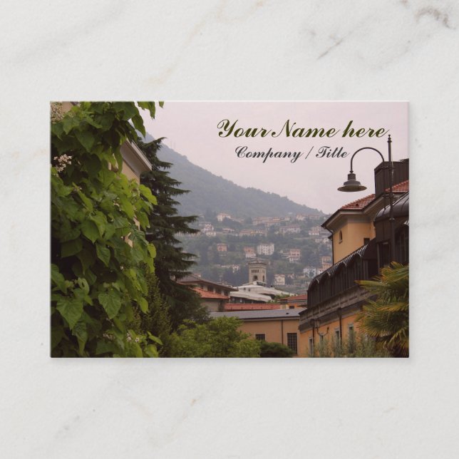 Morning Mist Business Card (Front)