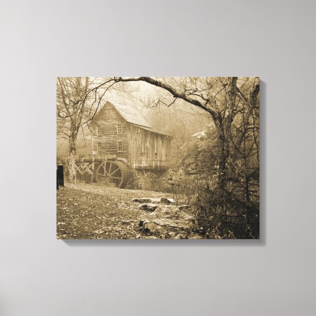 Morning Mist Canvas Print (Front)