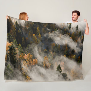 Morning Mist Fleece Blanket