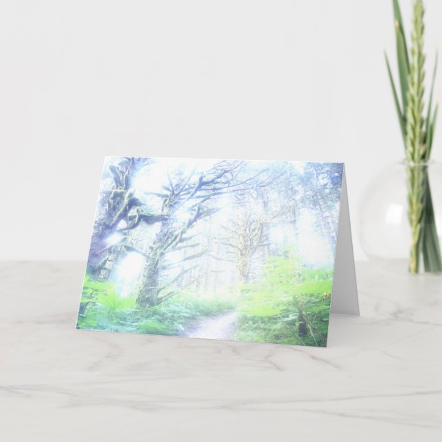 Morning Mist Greeting Card (Front)