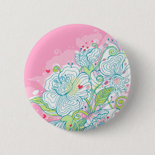 Morning Mist Over My Heart 6 Cm Round Badge