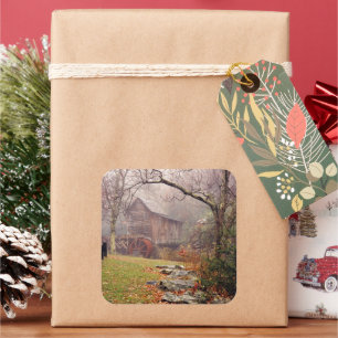 Morning Mist Square Sticker