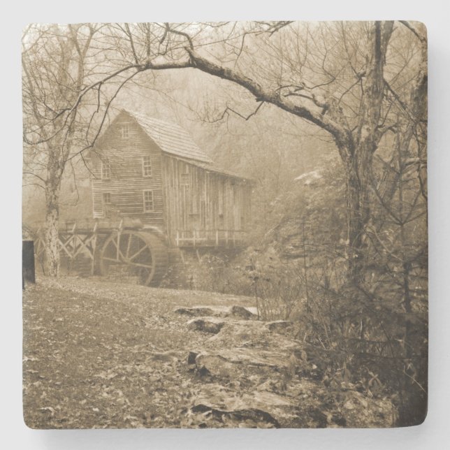 Morning Mist Stone Coaster (Front)
