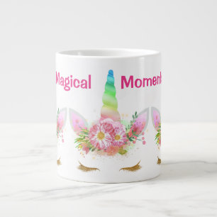 Morning Moments Unicorn Rainbow Large Coffee Mug