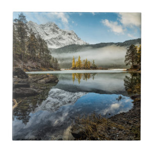 Morning Mood Lake Eibsee Tile