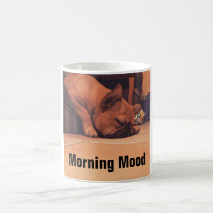Morning Mood Pug Mug