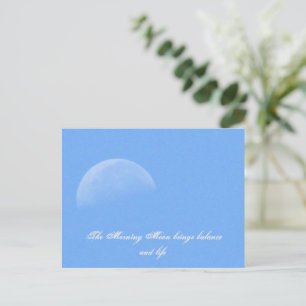 Morning Moon Postcard