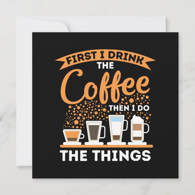 Morning Motivation Boost - Coffee Lover Mantra (Front)