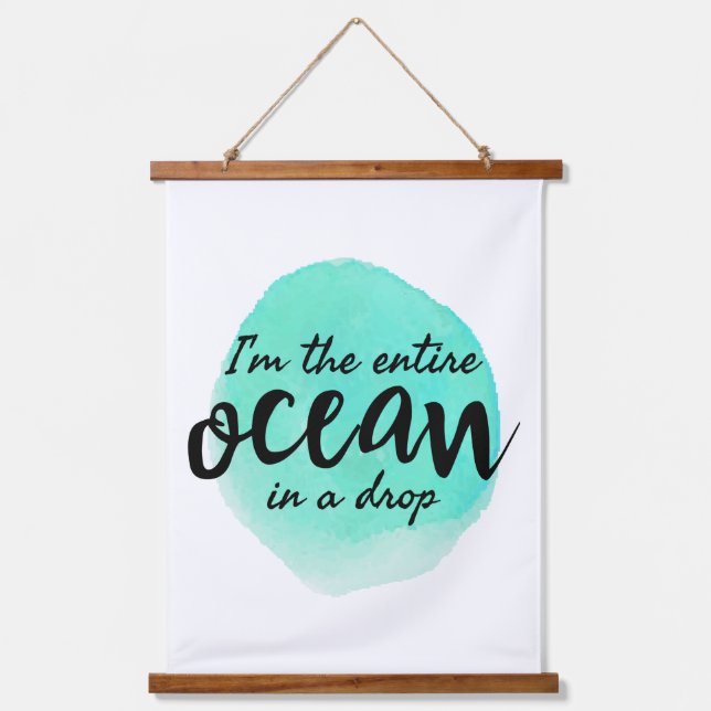 morning motivational and inspirational quotes  hanging tapestry (Front)