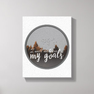 morning motivational quotes for self love canvas print