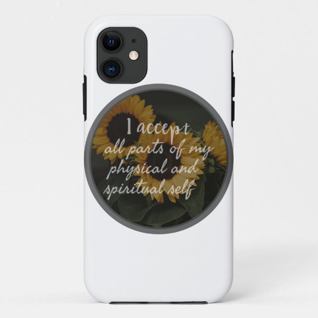 morning motivational sayings for self acceptance Case-Mate iPhone case (Back)