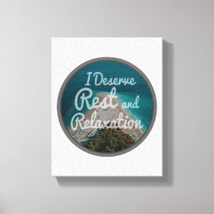 morning motivational sayings for self love canvas print