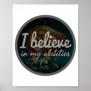 morning motivational words for self love poster