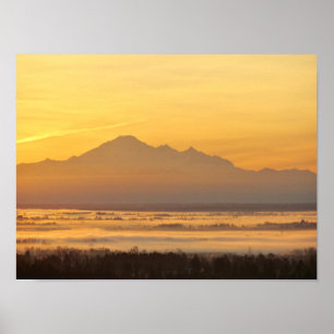 Morning Mountain Magic Poster