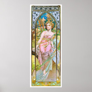 Morning, Mucha Poster