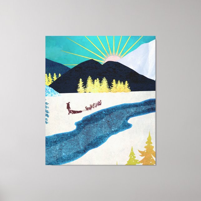 Morning Musher Canvas Print (Front)