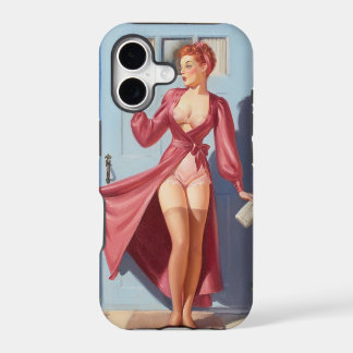Morning Newspaper Pin-Up Girl
