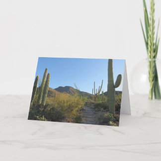 Morning on King Canyon Trail Card