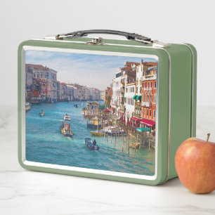 MORNING ON THE GRAND CANAL Metal Lunchbox