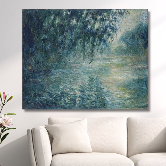 Morning on the Seine Monet Canvas Print (Creator Uploaded)