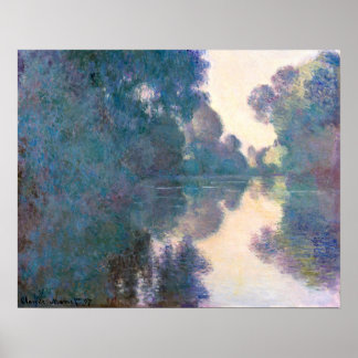 Morning on the Seine near Giverny (1897) Poster