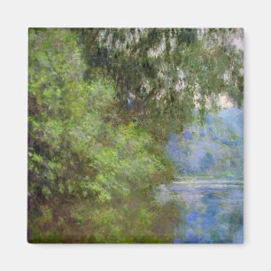 Morning on the Seine near Giverny Claude Monet Magnet