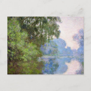 Morning on the Seine near Giverny Claude Monet Postcard