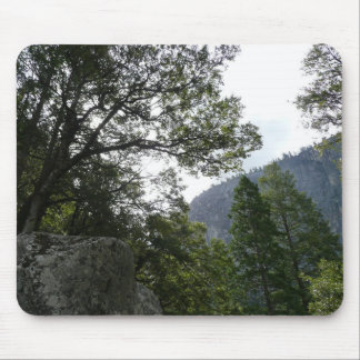 Morning on the Trail to Vernal Falls in Yosemite Mouse Pad