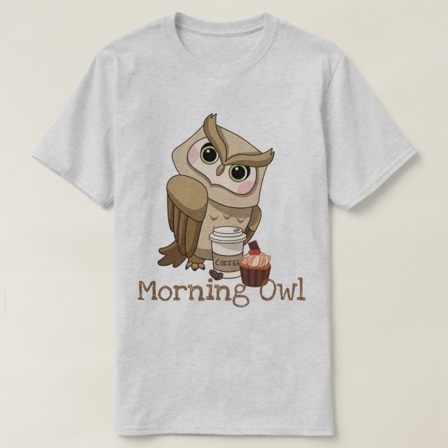 Morning Owl T-Shirt (Design Front)