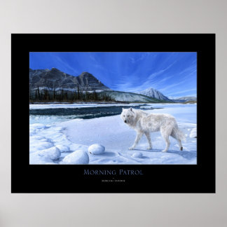 Morning Patrol white wolf river poster ALL SIZES