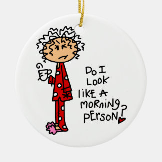Morning Person? Ceramic Tree Decoration