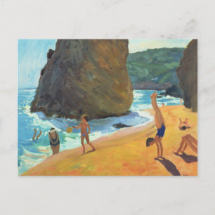 Morning Platja dos Rosais Costa Brava 1997 Postcard