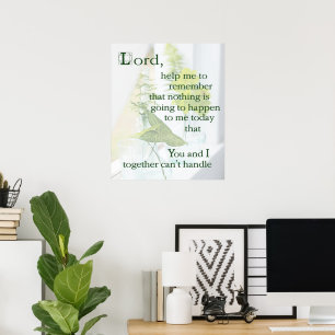 Morning Prayer Poster