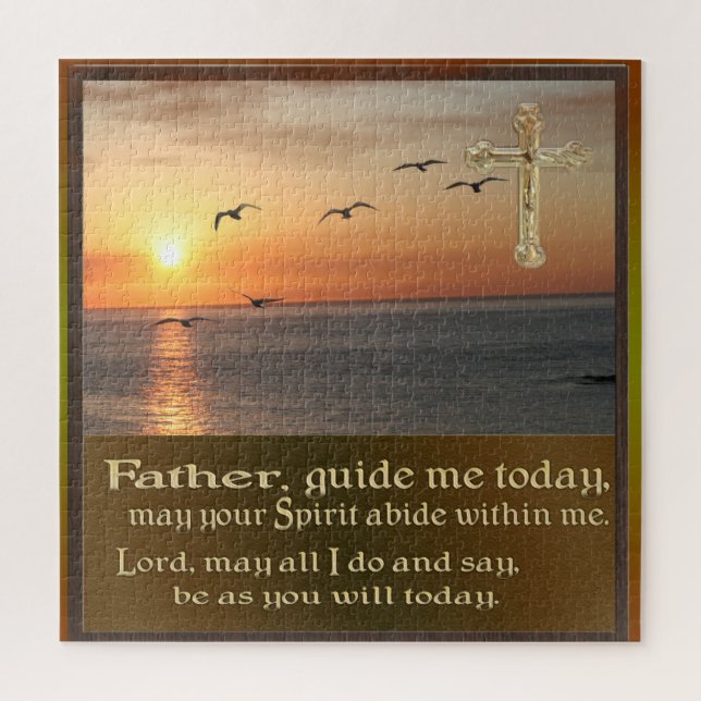 morning Prayer poster Jigsaw Puzzle (Vertical)