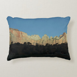 Morning Red Rocks at Zion National Park Decorative Cushion