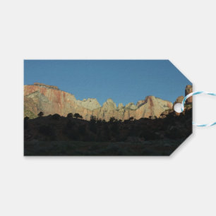 Morning Red Rocks at Zion National Park Gift Tags