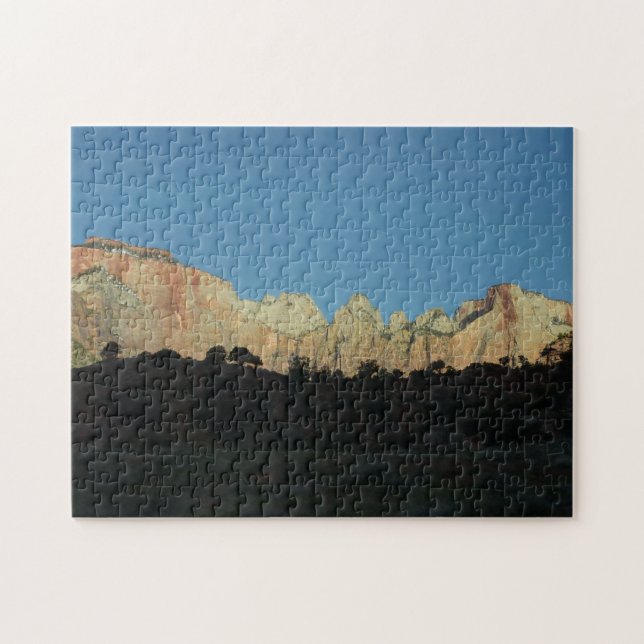 Morning Red Rocks at Zion National Park Jigsaw Puzzle (Horizontal)
