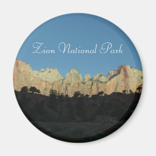 Morning Red Rocks at Zion National Park Magnet